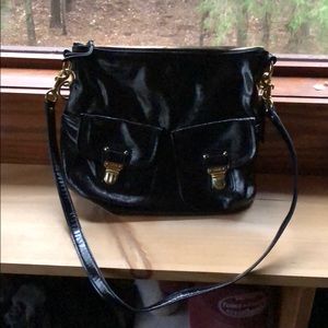 Black Coach cross body purse